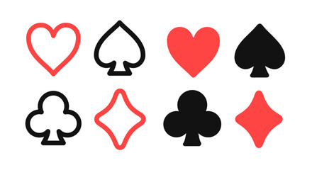 playing cards icons