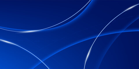 blue abstract background with luxury golden elements vector