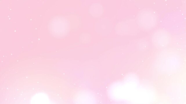 Soft Pink Bokeh Bliss: An ethereal display of delicate pink hues, punctuated by soft, luminous bokeh circles, evokes a sense of peace and serenity.