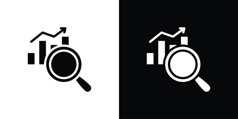 Analysis Icon Sheet Black And White