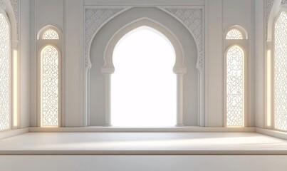 Minimalist Islamic Ramadan Background Smooth Color