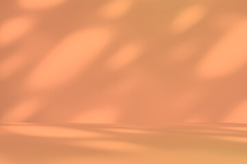Shadow Brown light overlay wall room interior background and floor well display product backdrop background