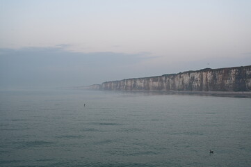 Obraz premium Kueste bei Saint-Valery-en-Caux, Normandie