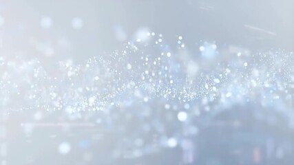 Abstract shimmering particles creating a magical atmosphere. Ideal for backgrounds in celebrations, events, and digital presentations