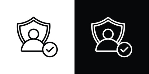 Protection Icon Sheet Black And White