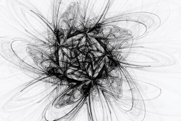 Obraz premium fantasy chaotic colorful fractal pattern. abstract fractal shapes. 3d rendering illustration background or wallpaper.