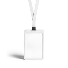 An image of a Badge on holder isolated on a white background