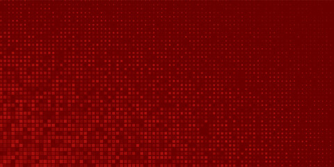 Abstract halftone gradient background of small stars, in red colors