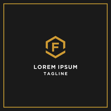 af or fa hexagon logo