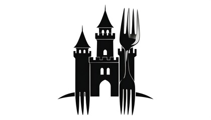 Culinary Castle - A Unique Logo Design for Food and Dining.