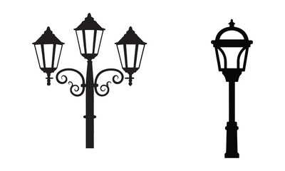 Vintage Street Lamps: Ornate Lamp Post Designs, Classic Lighting Fixtures, Park and Urban Decor