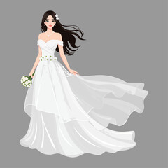 Fototapeta premium bride wedding