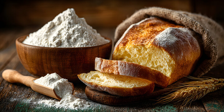Rice flour as a primary ingredient for bread production, focusing on gluten-free options