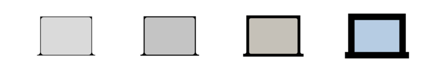 Obraz premium UX UI icône utilisateur concepteur ordinateur