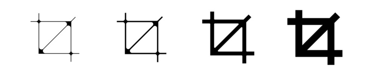 Obraz premium UX UI icône utilisateur concepteur cadrage