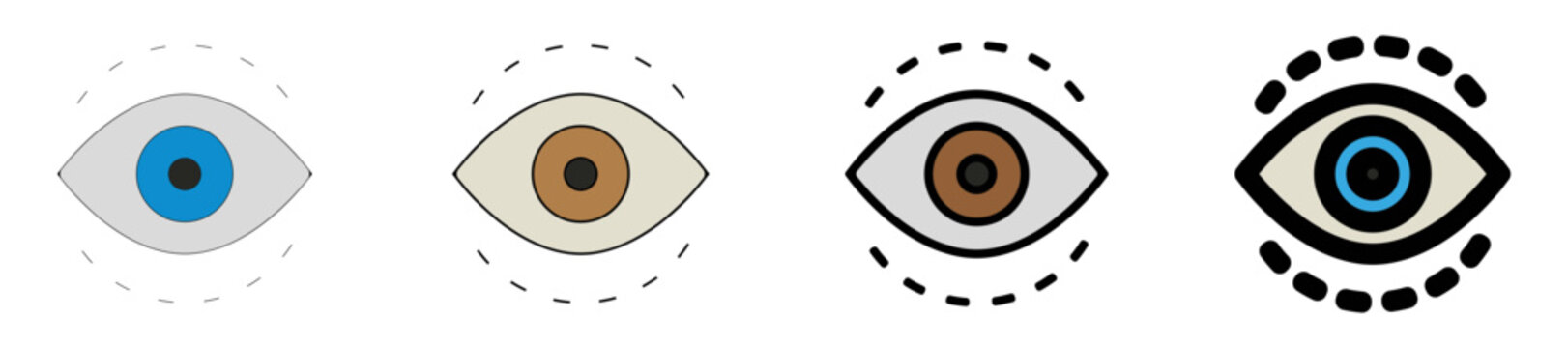 UX UI ic&ocirc;ne utilisateur oeil