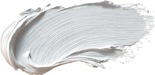 White texture cream smear cosmetic product abstract background smooth paint stroke