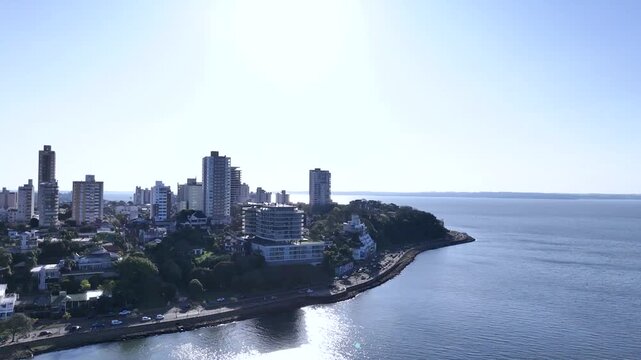 the riverfront of Posadas, Misiones, Argentina.