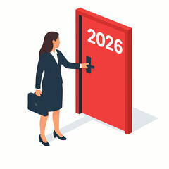 business people open new doors in 2026
