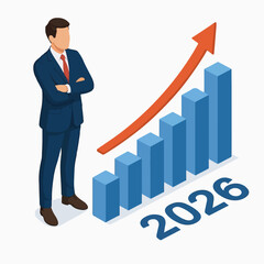 business people with a focus on rising graphs in 2026