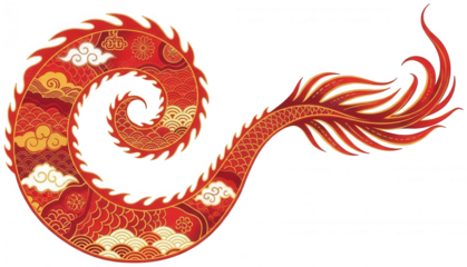 Chinese Dragon png Asian Serpent cutout Oriental Creature png Mythical Beast cutout Eastern Symbol png Folklore Art cutout Dragon Tail png Ancient