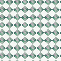 Green and White Geometric Diamond Pattern Background
