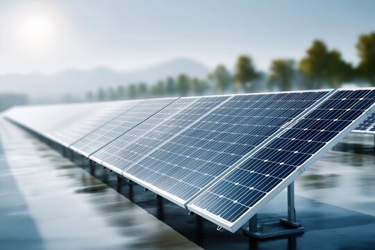 renewable solar power pannels