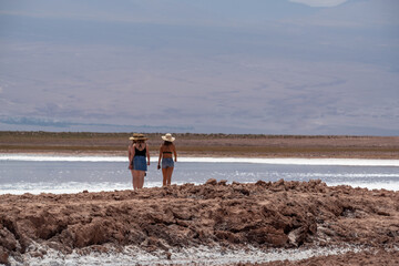 View of Laguna Tebinquiche in Atacama desert, Chile.View of Laguna Tebinquiche in Atacama desert, Chile.v