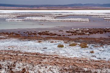 View of Laguna Tebinquiche in Atacama desert, Chile.View of Laguna Tebinquiche in Atacama desert, Chile.v