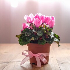 シクラメンの鉢