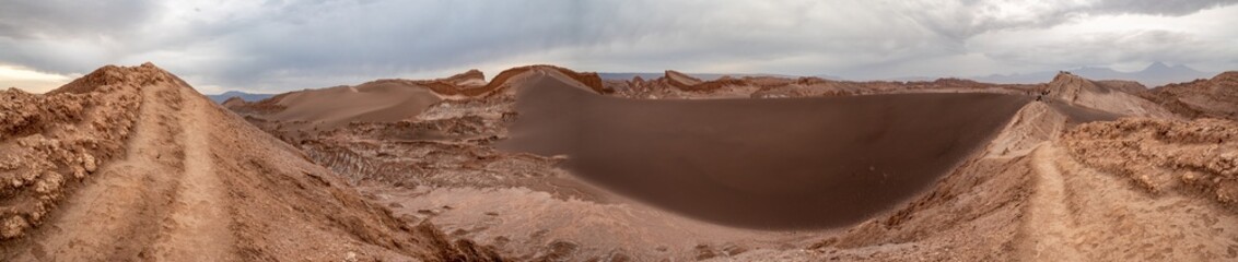 Valle de la Luna in Atacama desert, Chile