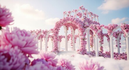 High Angle Voxel Art Scene of a Fortified Citadel Surrounded by Blocky Green Trees