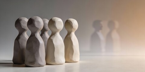 Diverse group of people standing together in unity and harmony