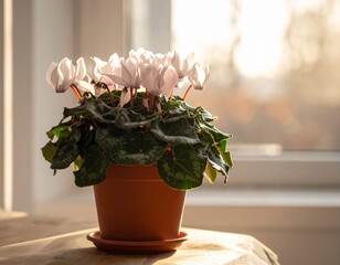 シクラメンの鉢