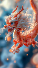 Cute Chinese dragon