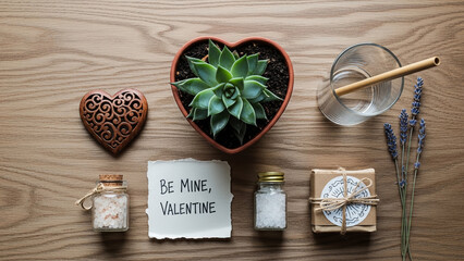 Eco Friendly Tampons and Sustainable Gifts Valentine Flatlay - Concept for Hygiene and Pad and Period and Stock Photography
