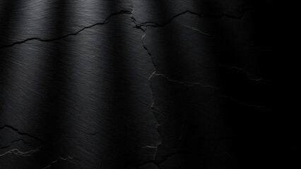 Dark cracked surface