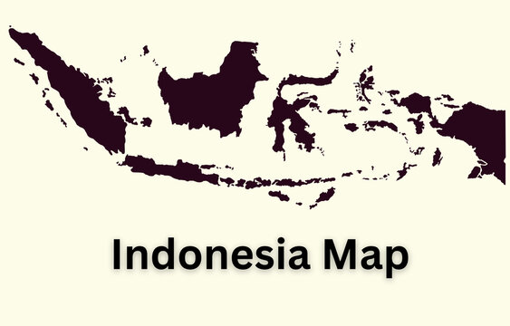 Map of indonesia