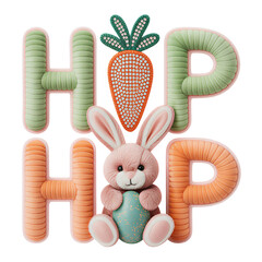 Hip Hop Easter Sublimation PNG
