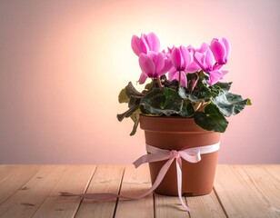 シクラメンの鉢