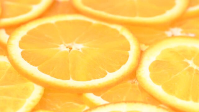 video of cut orange