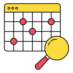 Heat Map Analytics Vector Icon Performance Insights