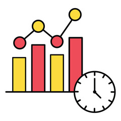 Vector Icon Representing Operational Efficiency Business Performance