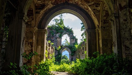 Eerie Beauty - Overgrown Ruins of a Medieval Abbey.