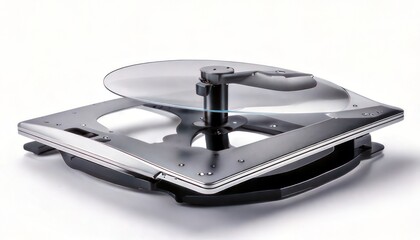 Modern Kitchen Scale with Glass Lid and Digital Display for Precise Measurements.