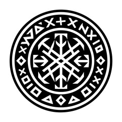 Glyph Style Ancient Coins Symbols 