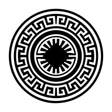  Glyph Style Ancient Coin Logo