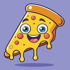 design logo vector cartoon mascot icon pizza
