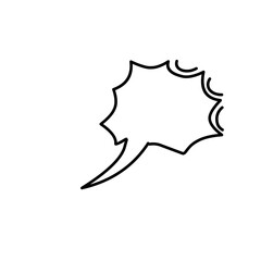 simple hand drawn speech bubbles for communication