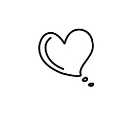 simple hand drawn speech bubbles for communication